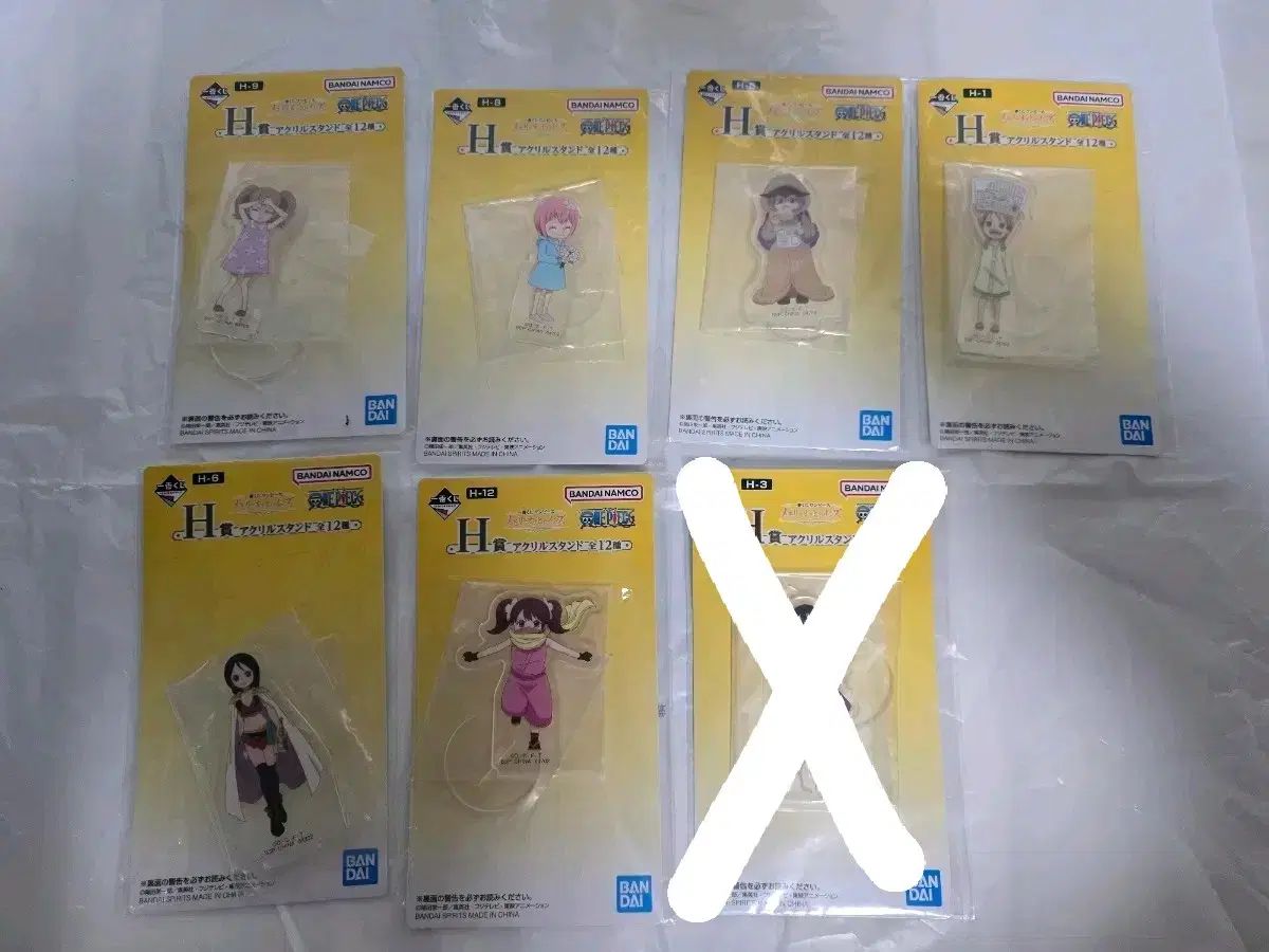 ワンピース チェイル宝くじ（クージー） G 賞 H I アクリルスタンド キーリング ポーチ 販売
