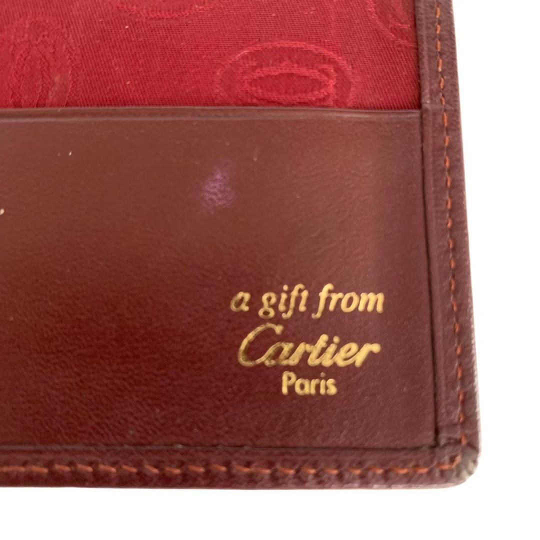 良質  Cartier ドゥ マスト ミラー付き カードケース カルティエ 小物