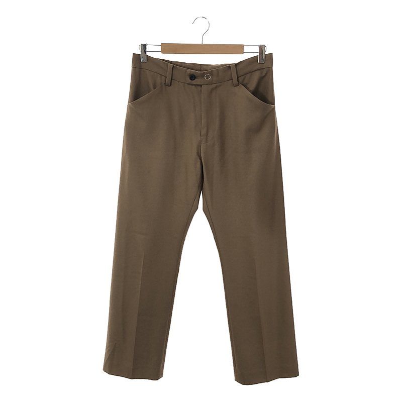 SUNSEA / サンシー | 2021AW | TICKENED W/耳 TEKETEKE PANTS ウール テケテケパンツ | 2 | ベージュ | メンズ