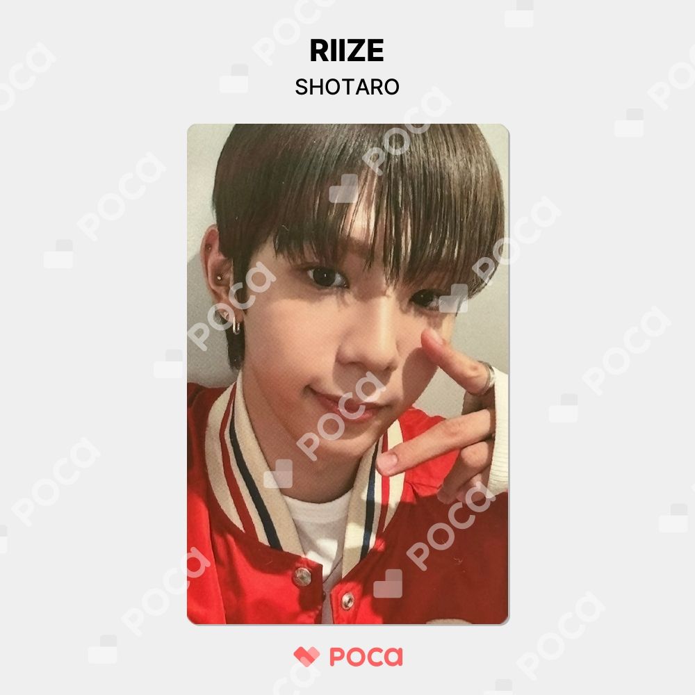 ラキドロ RIIZE RIIZING ショウタロウ 来日記念 2枚 トレカ RIIZE The 1st Mini Album 『RIIZING』発売記念「ラッキードロー
