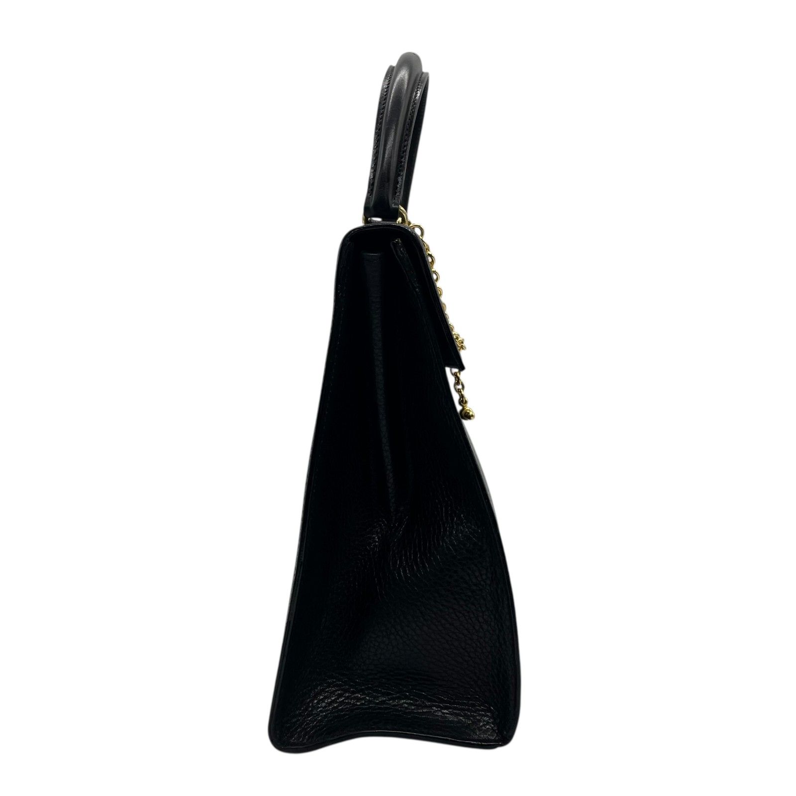 美品 CELINE セリーヌ マンテル ハンドバッグ 黒 ブラック 美品 CELINE セリーヌ マンテル ハンドバッグ 黒 ブラック