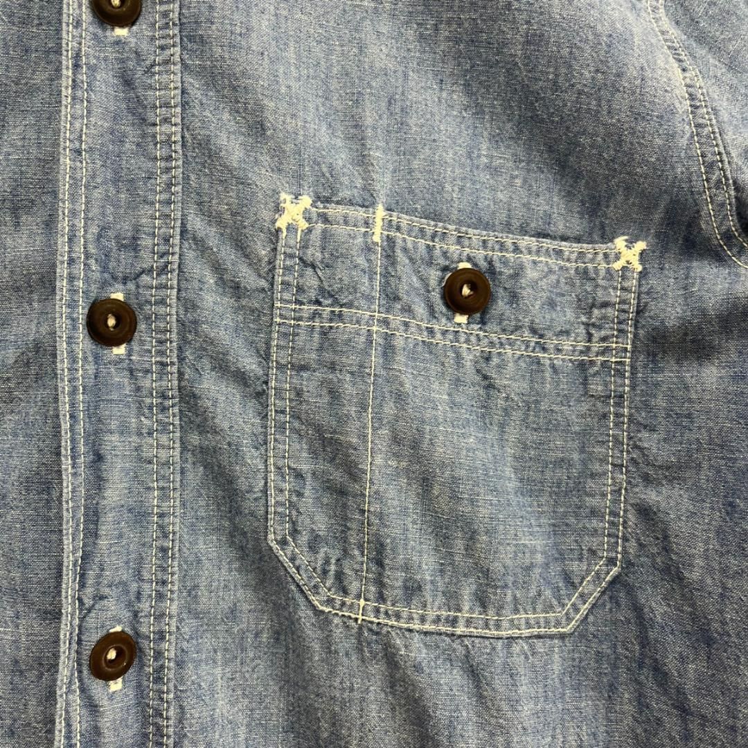 BOOTLEGGERS ブートレガーズ シャンブレーシャツ 長袖 15 10107446