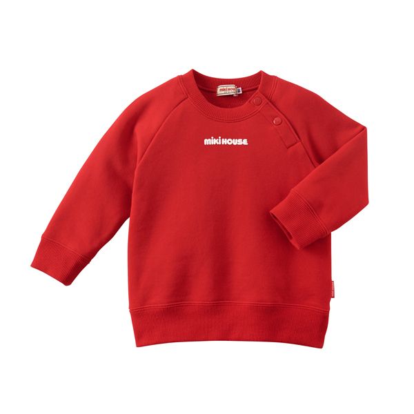 MIKIHOUSE ロゴトレーナー 120cm ○30%OFFセール○ミキハウス mikihouse mikihouse ロゴプリント