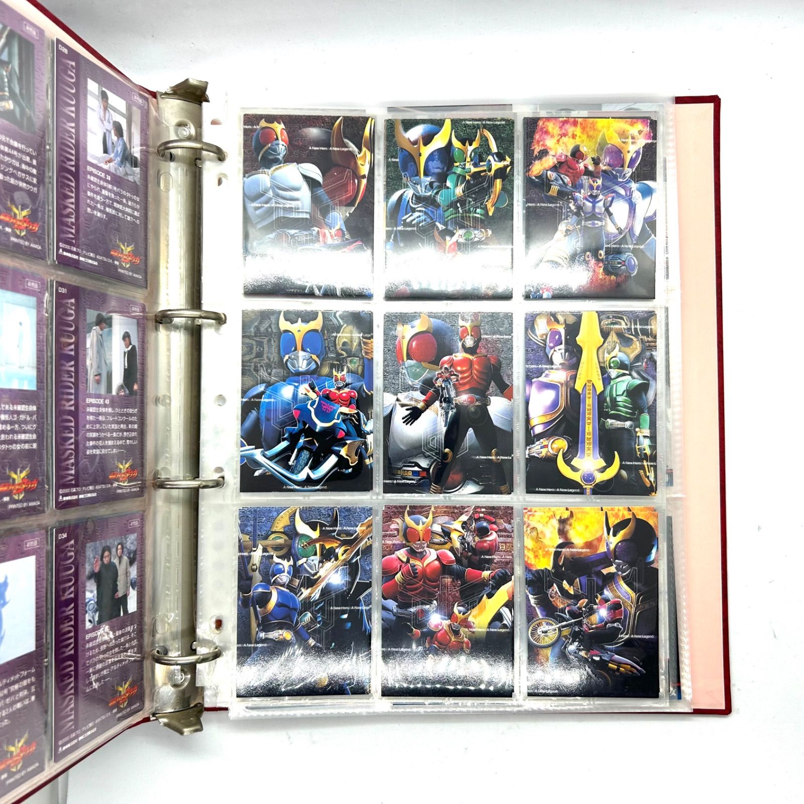 BANDAI - 祝25周年　仮面ライダークウガDVD全14巻特典カードホルダー　カード多数 祝25周年 仮面ライダークウガDVD全14巻特典カードホルダー