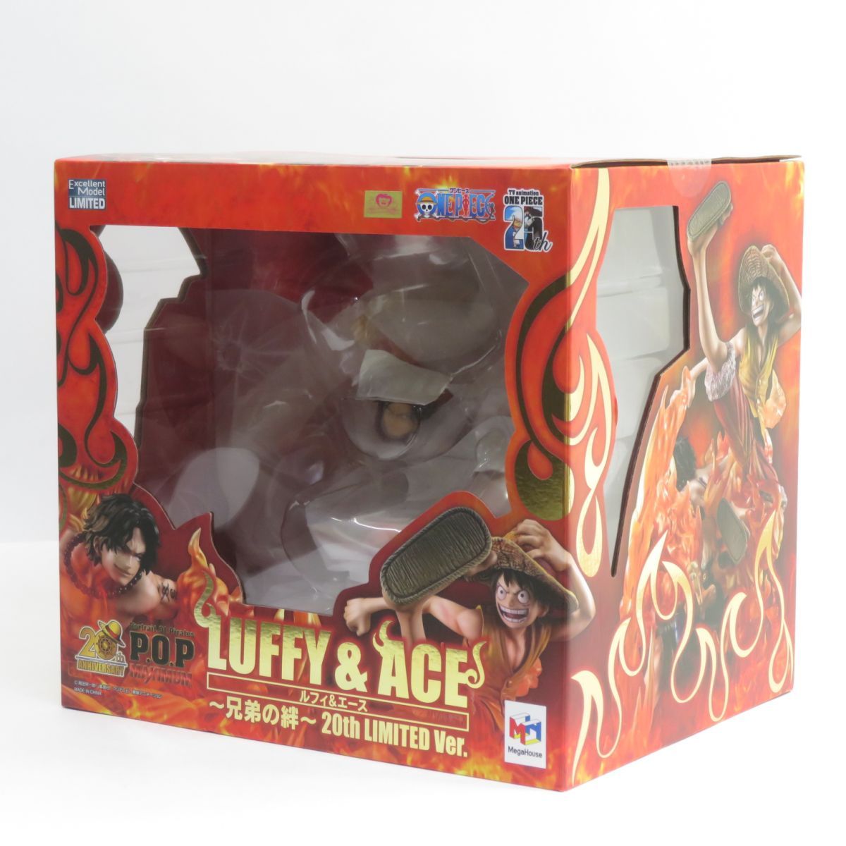 在庫ラスト！POP ルフィ＆エース 公式 ～兄弟の絆～ 20th LIMITEDVer