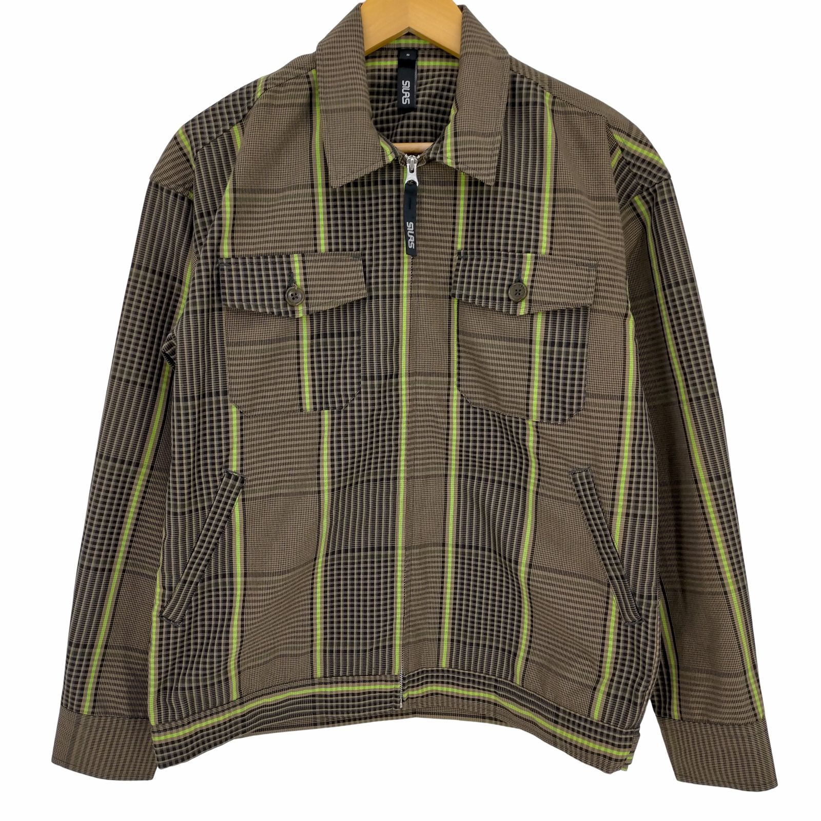 SILAS FRONT ZIP JACKET（XL）新品未使用 即完売品 SILAS FRONT ZIP JACKET（XL）新品未使用 即完売品