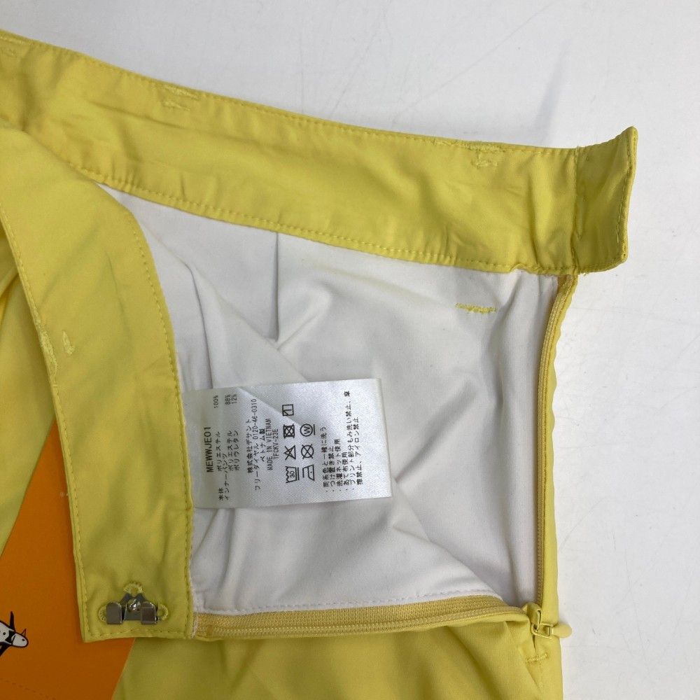 サイズ：5 MUNSING WEAR マンシングウェア 2023年モデル インナー付 スカート  イエロー系 [240101431146] ゴルフウェア レディース ストスト サイズ：5 MUNSING WEAR マンシングウェア 2023年モデル
