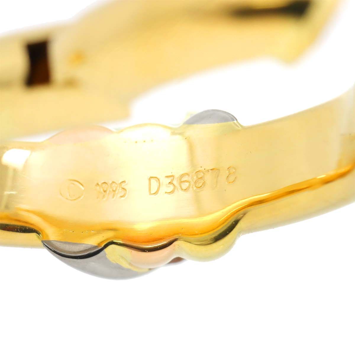 他まとめ売り カルティエ Cartier スレッド イヤリング K18 YG PG WG スリーゴールド 3 750 Earrings Clip-on 90293876 【卸し売り】