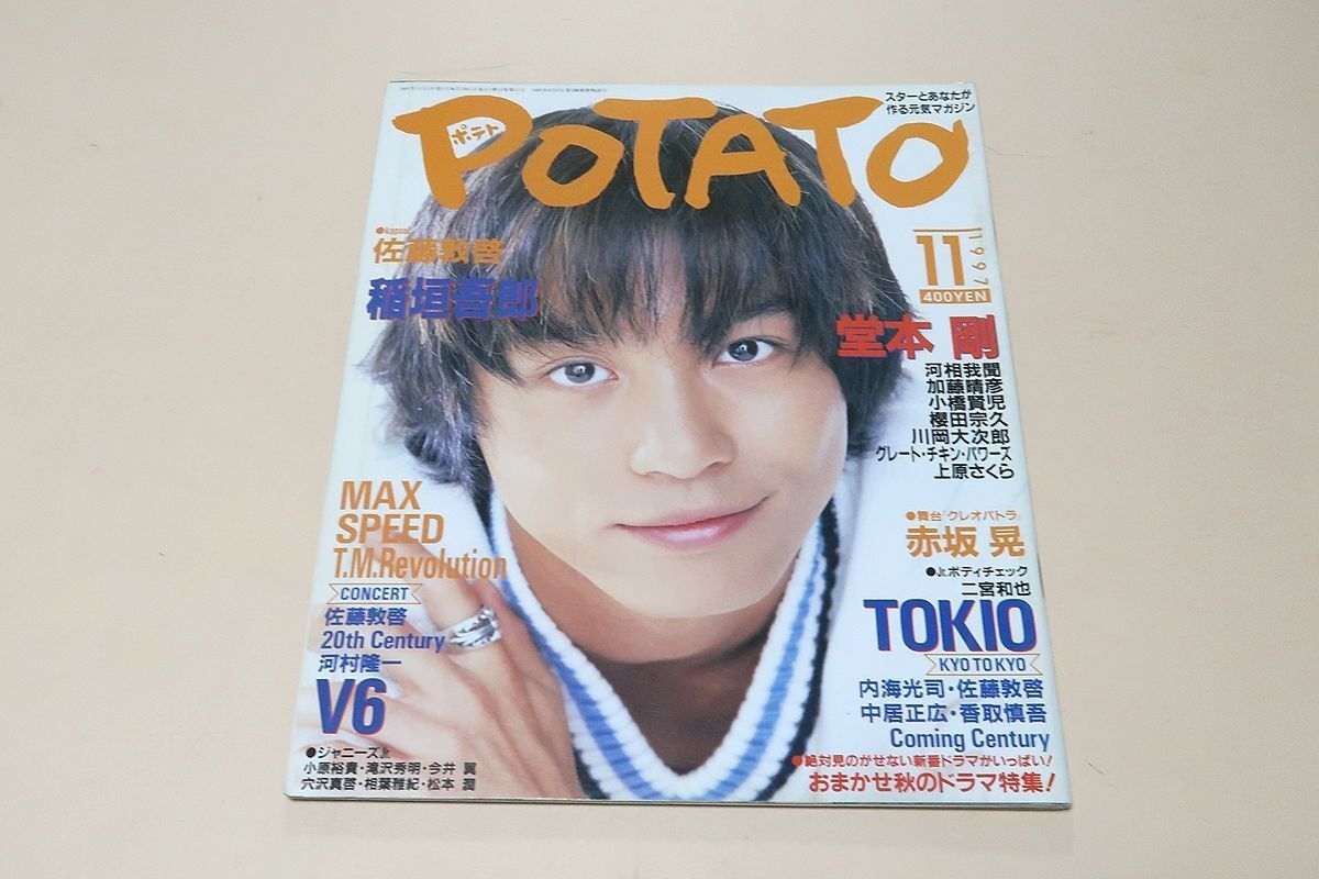 POTATO・ポテト・スターとあなたが作る元気マガジン・11冊/SMAP・TOKIO・KinKi Kids・V6・ジャニーズJr・MAX・SPEED・ 深田恭子・広末涼子 - メルカリ