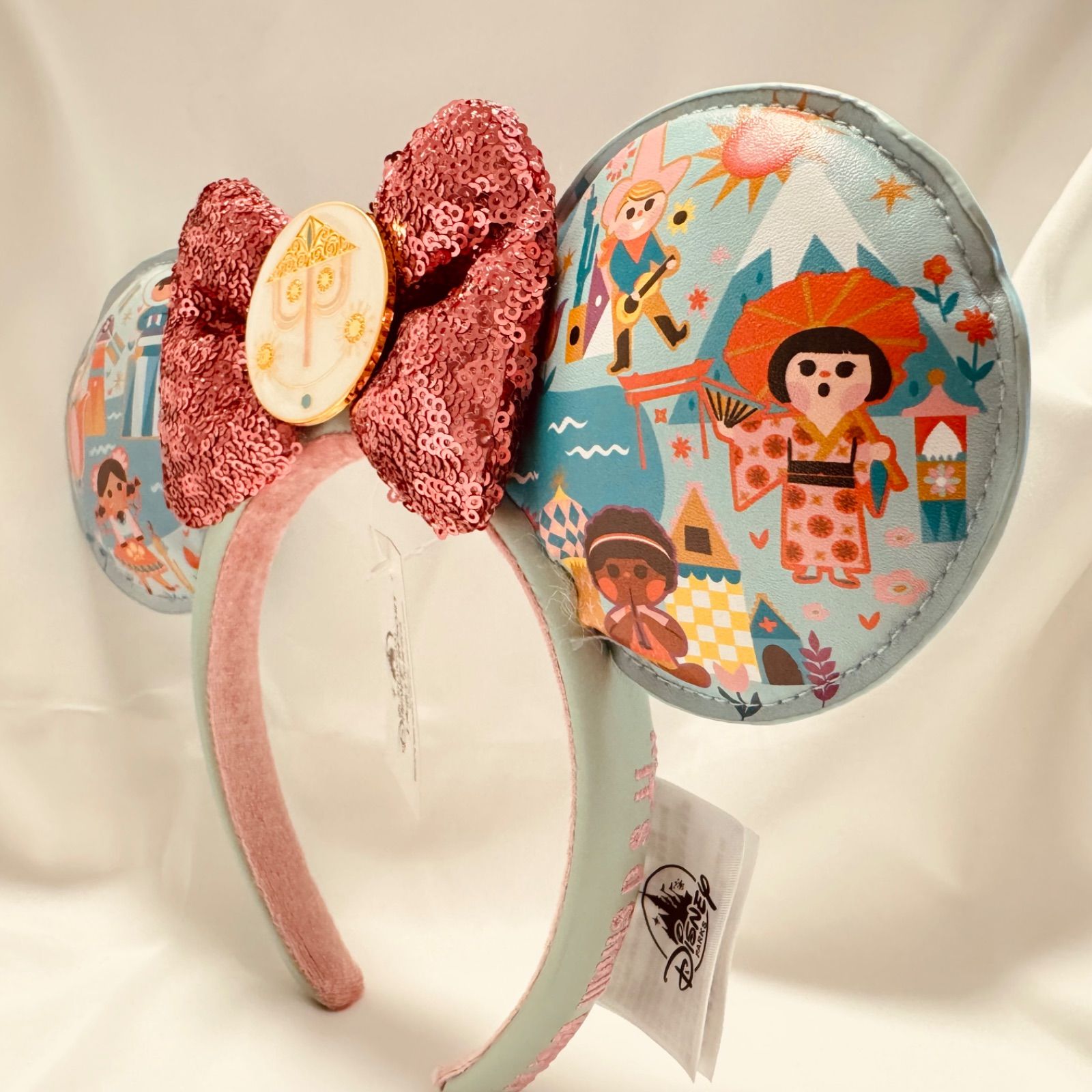 【新品未使用】おまけ付き ディズニーランド スパンコールカチューシャ 即日発送 ディズニー ティンカー ベル スパンコール