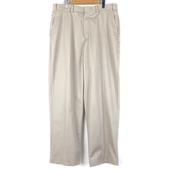 【古着】 L.L.Bean エルエルビーン チノパンツ COMFORT WAIST テーパード W34インチ ベージュ系 【中古】 n060715