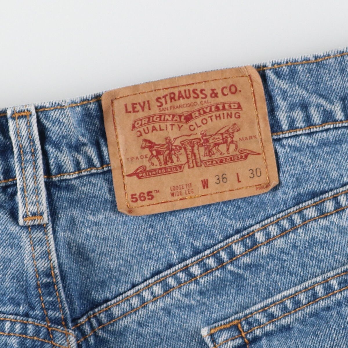 古着 90年代 リーバイス Levi's 565 LOOSE FIT WIDE LEG ジーンズ