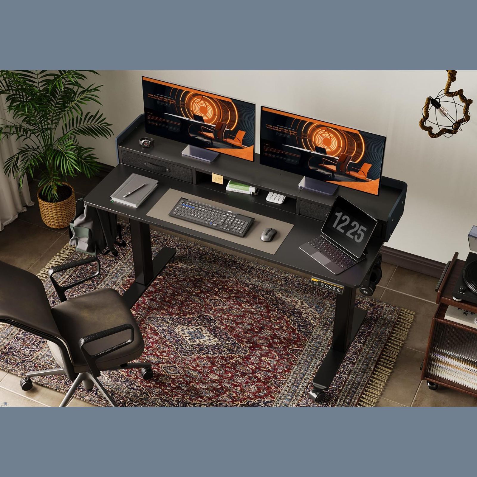 木目調電動昇降式デスク幅120cm 木目調電動昇降式デスク幅120cm 電動昇降 デスク 120 60」の人気商品