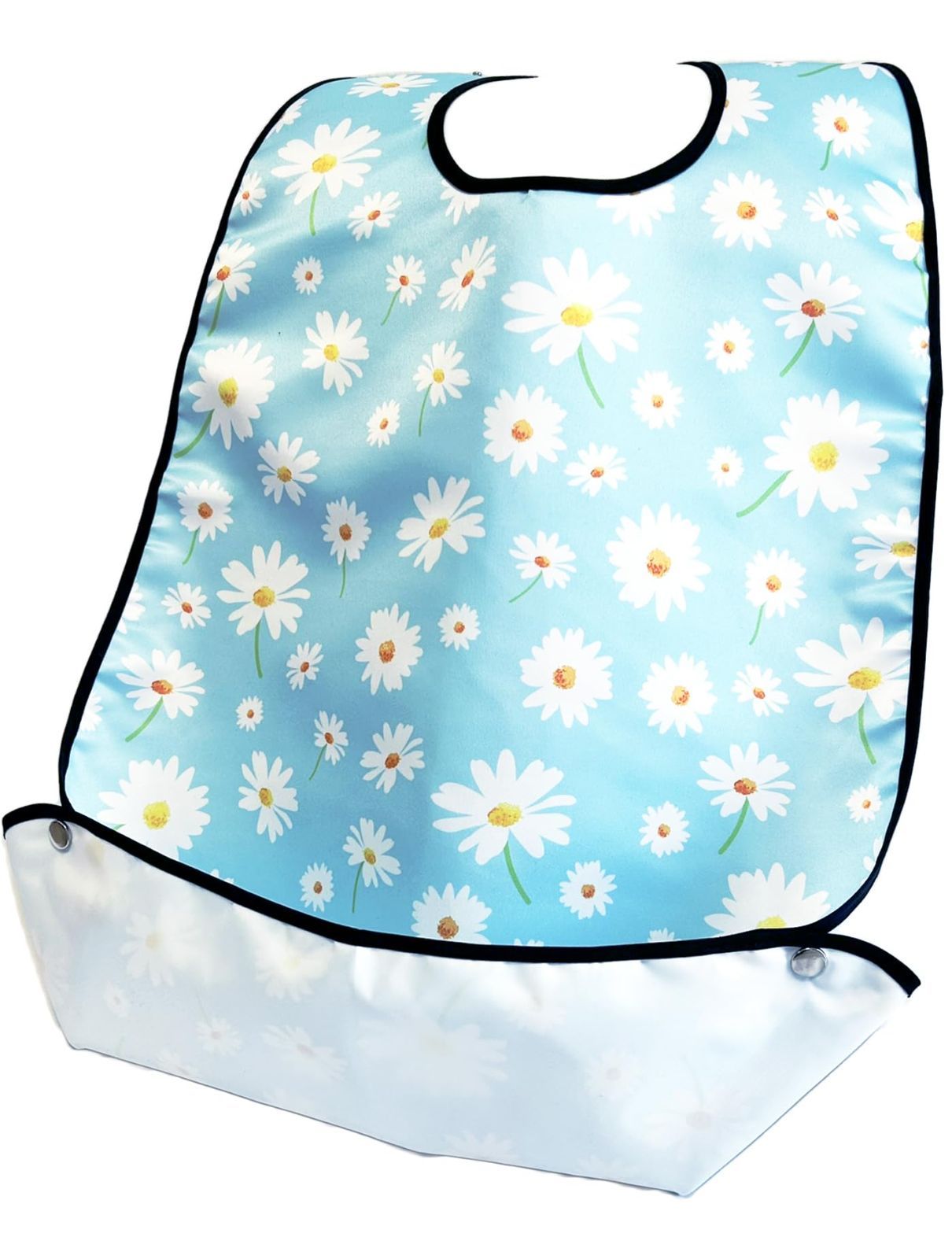 洗える 防水 可愛い 大人用 介護 高齢者 食事用エプロン 福祉士監修 介護用エプロン ルアナ [RAMIXER]