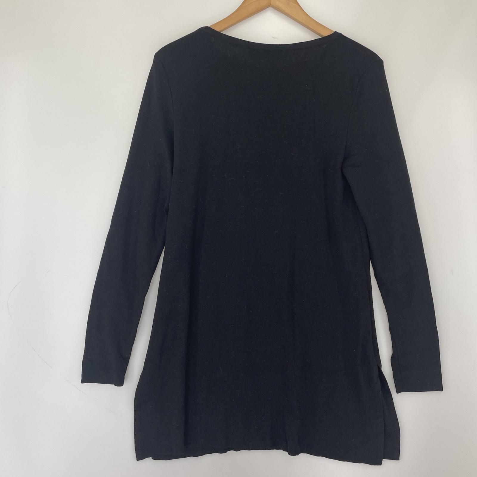 美品 Max Mara マックスマーラ カシミヤブレンド サイドスリット 長袖 ニット セーター S グレー レディース 古着 中古 Max Mara - 美品 Max Mara マックスマーラ カシミヤブレンド