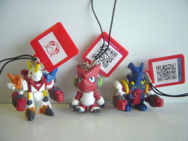 ♯Ggt27AHデジモンクロスウォーズデジモンストラップ6種 っぽくっ