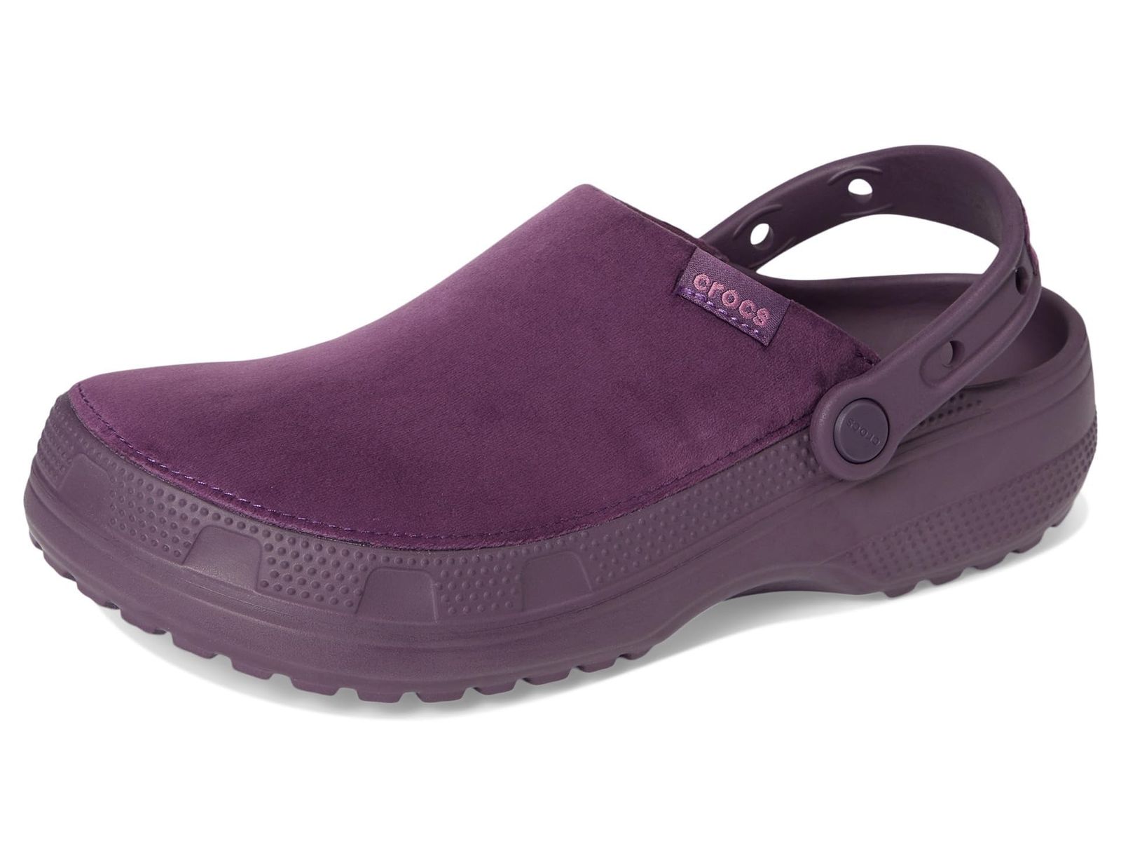 Crocs クロックス 男女兼用 大人用 クラシック クラフト キャンバス クロッグ 男女兼用 プラッシュ プラム ベルベット 8 Women|6 Men プラッシュ プラム ベルベット Free Size WWW_MORNINGWALKER_COM