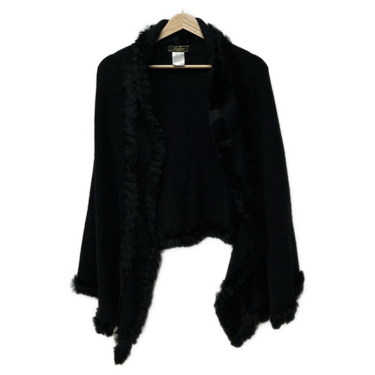 Leilian / レリアン マルチ―ボーダーストール Leilian(レリアン) ストール(ショール)美品 - イエロー×ピンク×マルチ