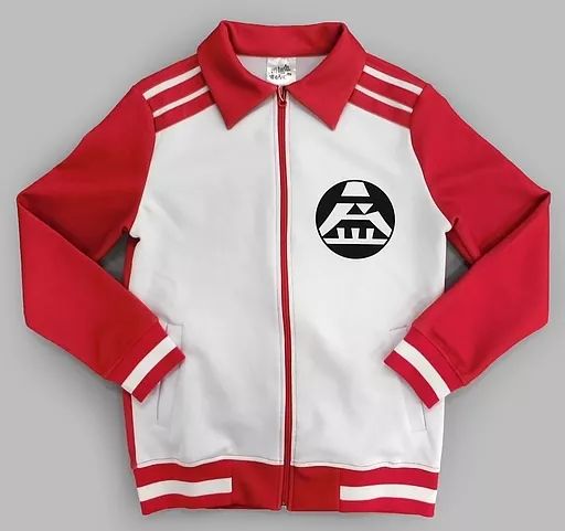 中古】衣類 ロナルドモデル 盆ジャージ ホワイト×レッド Mサイズ 