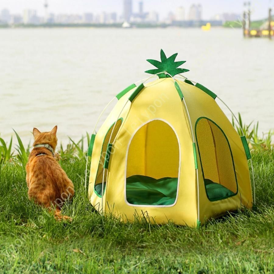 ペット テント 犬のテント 犬ハウス テント ペットの巣 犬小屋 ペットテント 犬小屋 ペットの巣 ペットハウス ペット用テント 猫犬用小屋 クッション付き