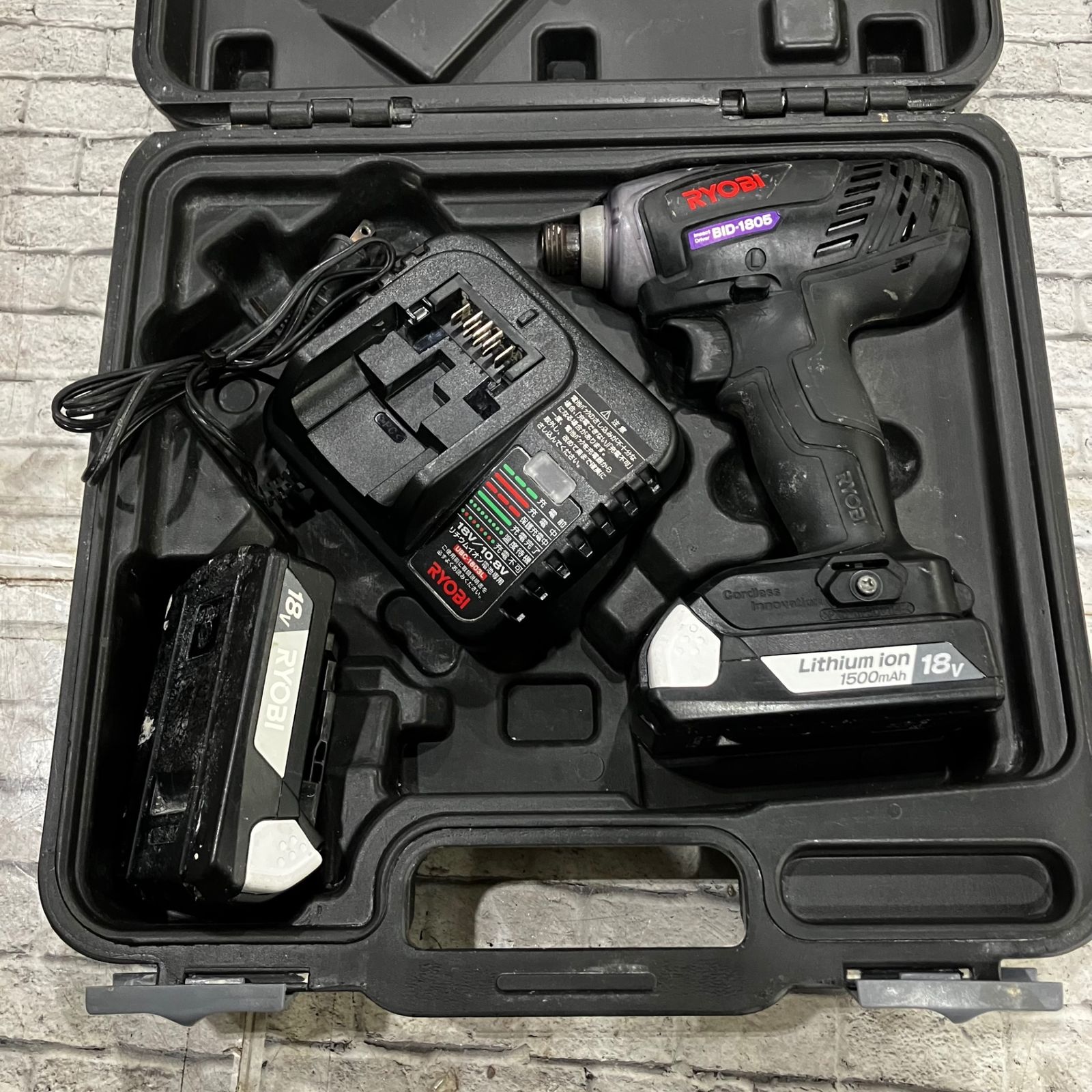 RYOBI 18V 電動インパクトドライバーBID 1805 RYOBI 18V 電動インパクトドライバーBID 1805