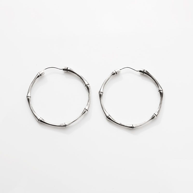 GUCCI グッチ ピアス バンブー フープ - メルカリ