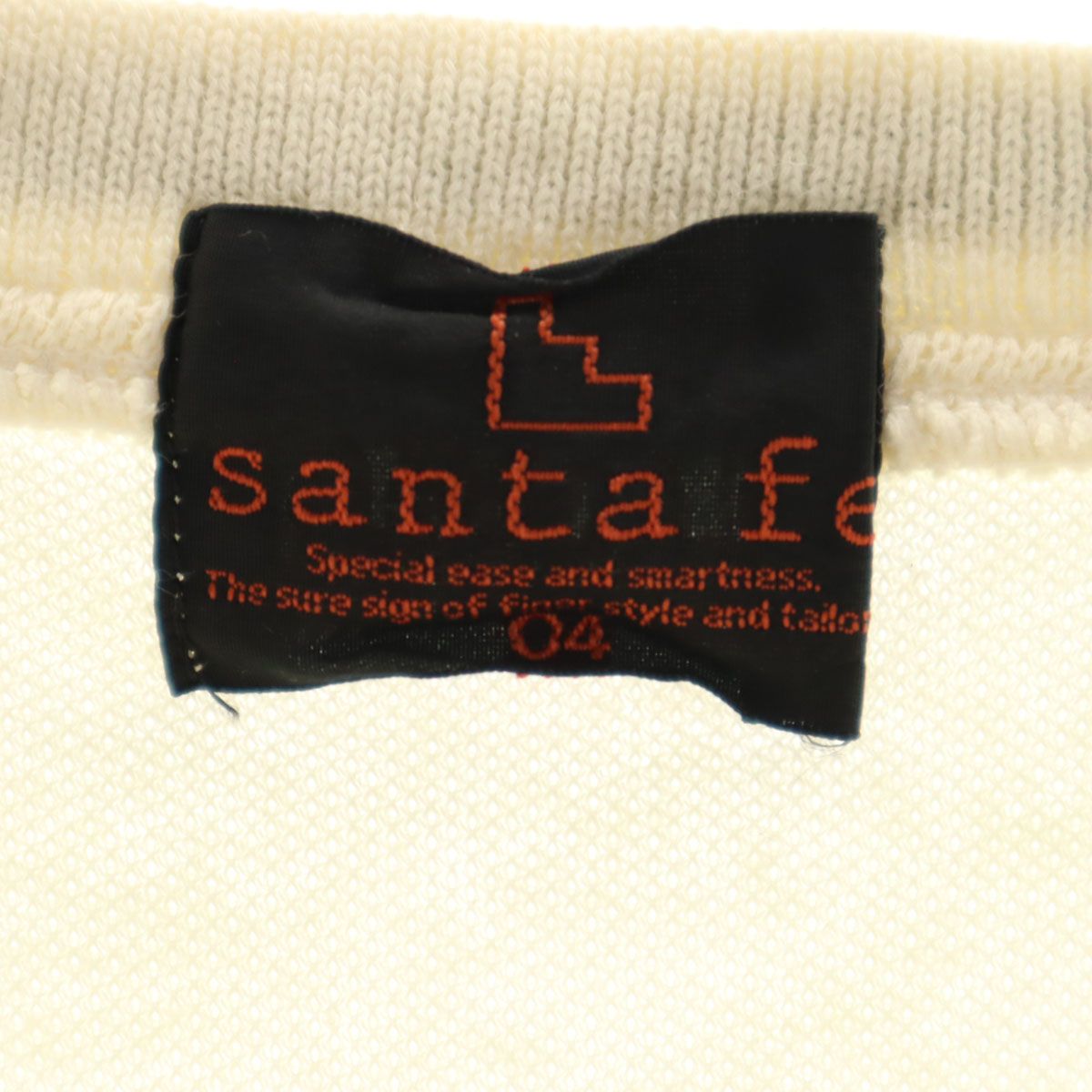 santa fe サンタフェ 90s 日本製 オールド 半袖 Vネック パイル地 