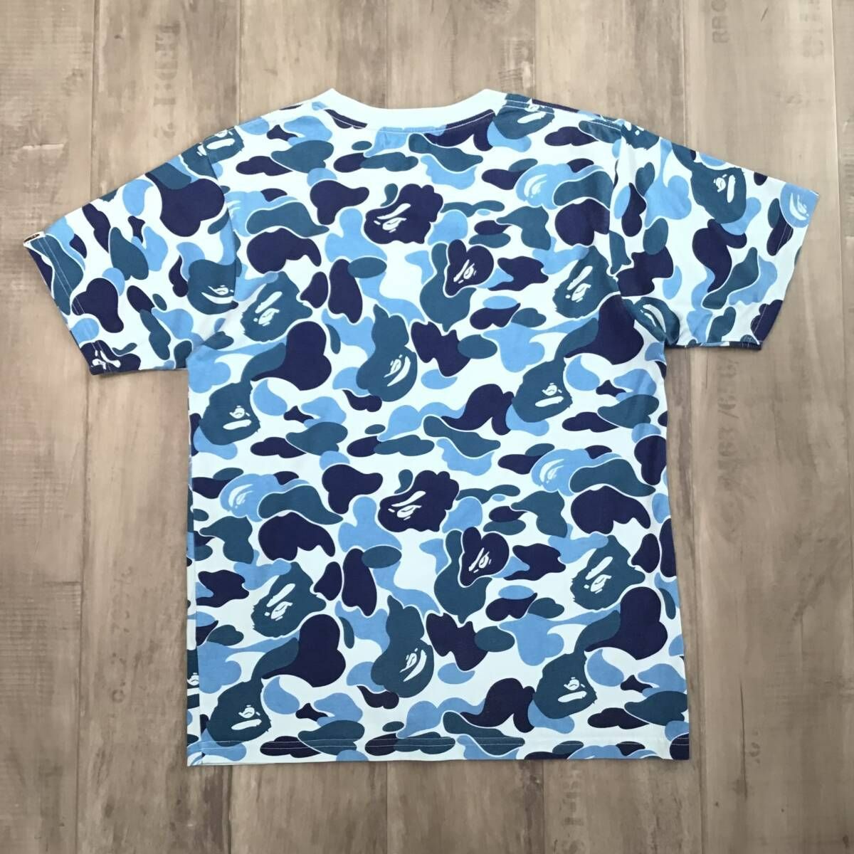 BAPE abcカモ 青 Tシャツ BAPE - A Bathing Ape ABC camo t-shirt | WHITE/BLUE | SEVENSTORE