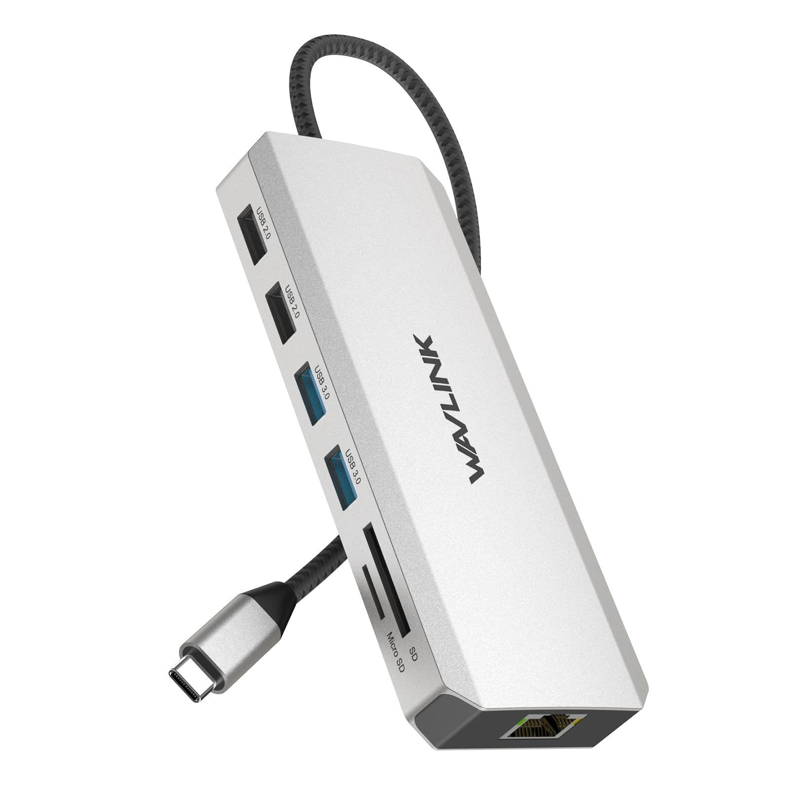 新着商品 USB C ハブ トリプル モニター 12-in-1 ラップトップ ドック マルチポート アダプター 4K WAVLINK HDMI デュアル 4K DP 100W PD IN 5Gbps USB3.0 USB2.0 RJ45 SD|TF スロット