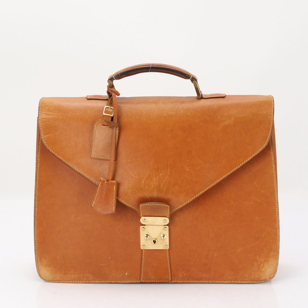 Louis Vuitton Nomad Atacamadu Compantiman Leather Business Bag Document Bag Briefcase Tote A4 Men's ELE BC6-7 [Used]