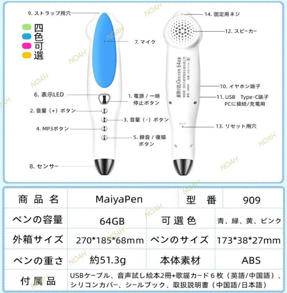 高品質】Liaoリスト絵本130冊 64GB MaiyaPen付 お得セット Liao英語