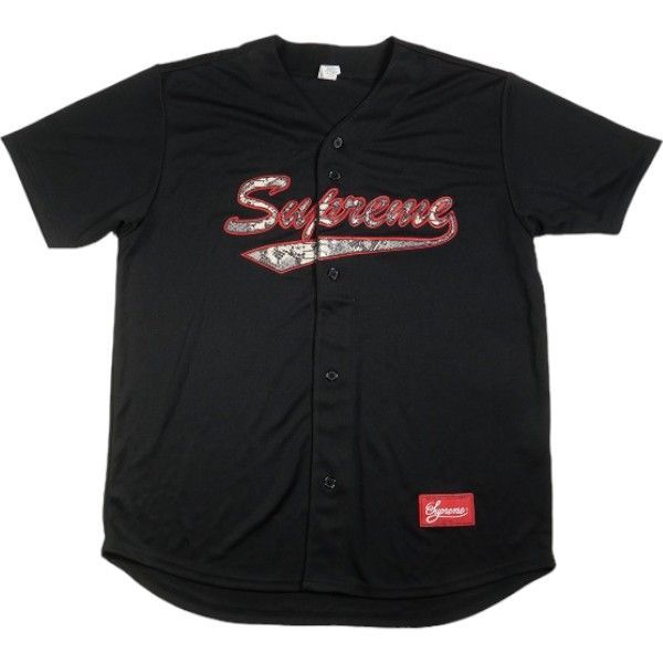 Size【XL】 SUPREME シュプリーム 17AW Snake Script Logo Baseball ...