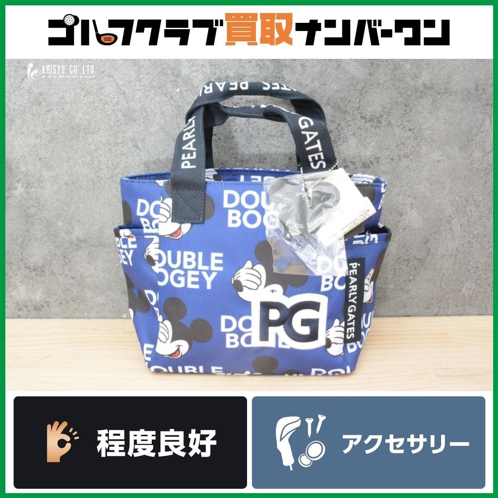 【完売品】パーリーゲイツ PEARLYGATES ミッキー ダブルボギー カートバック ネイビー 053-1281002 ディズニー DOUBLE BOGY