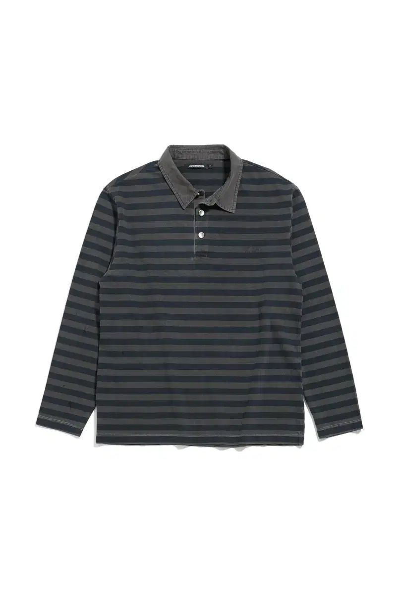 HATCHINGROOM ストライプ ポロTシャツ 1