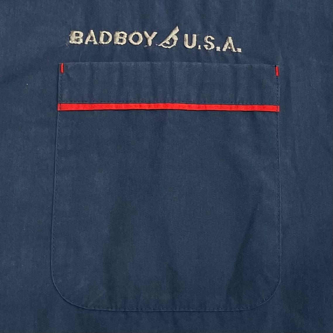 90s BAD BOY バッドボーイ ビンテージオープンカラーシャツ 半袖