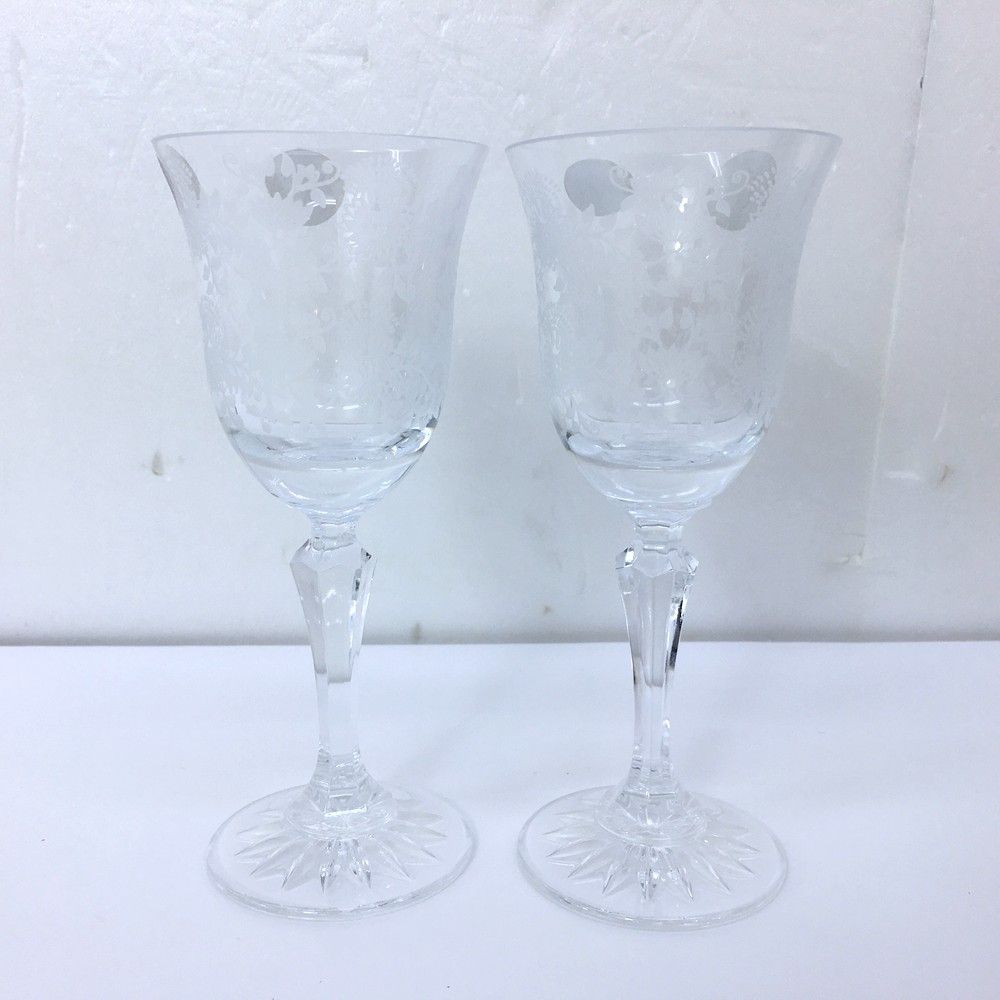 ボヘミアグラス ハンドカット ペア ボヘミアクリスタル 500PK