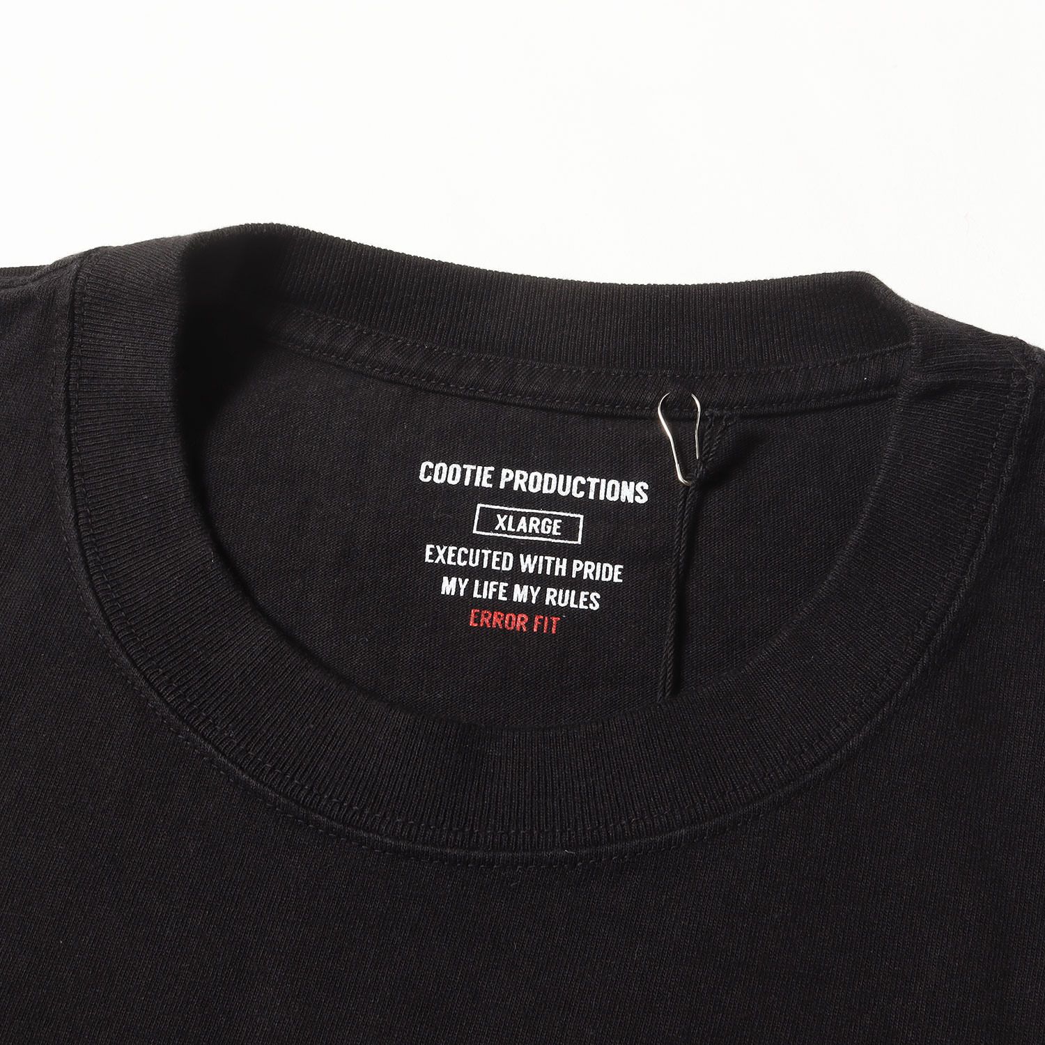 新品】COOTIE クーティー Tシャツ ブラック 黒 サイズ:XL | 24AW