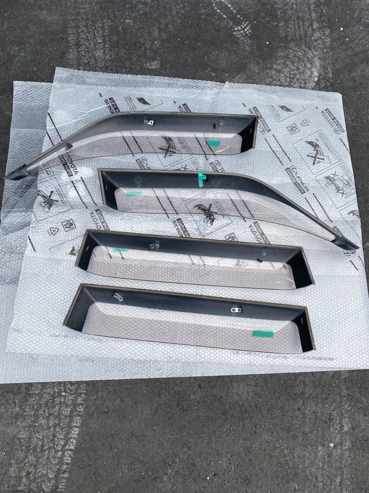 95プラド ドアバイザー 1台分セット 90系 トヨタ ランドクルーザー