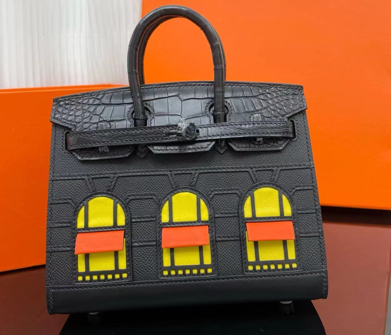 Hermes エルメス 20 フォーブール スモールハウス ハンドバッグ