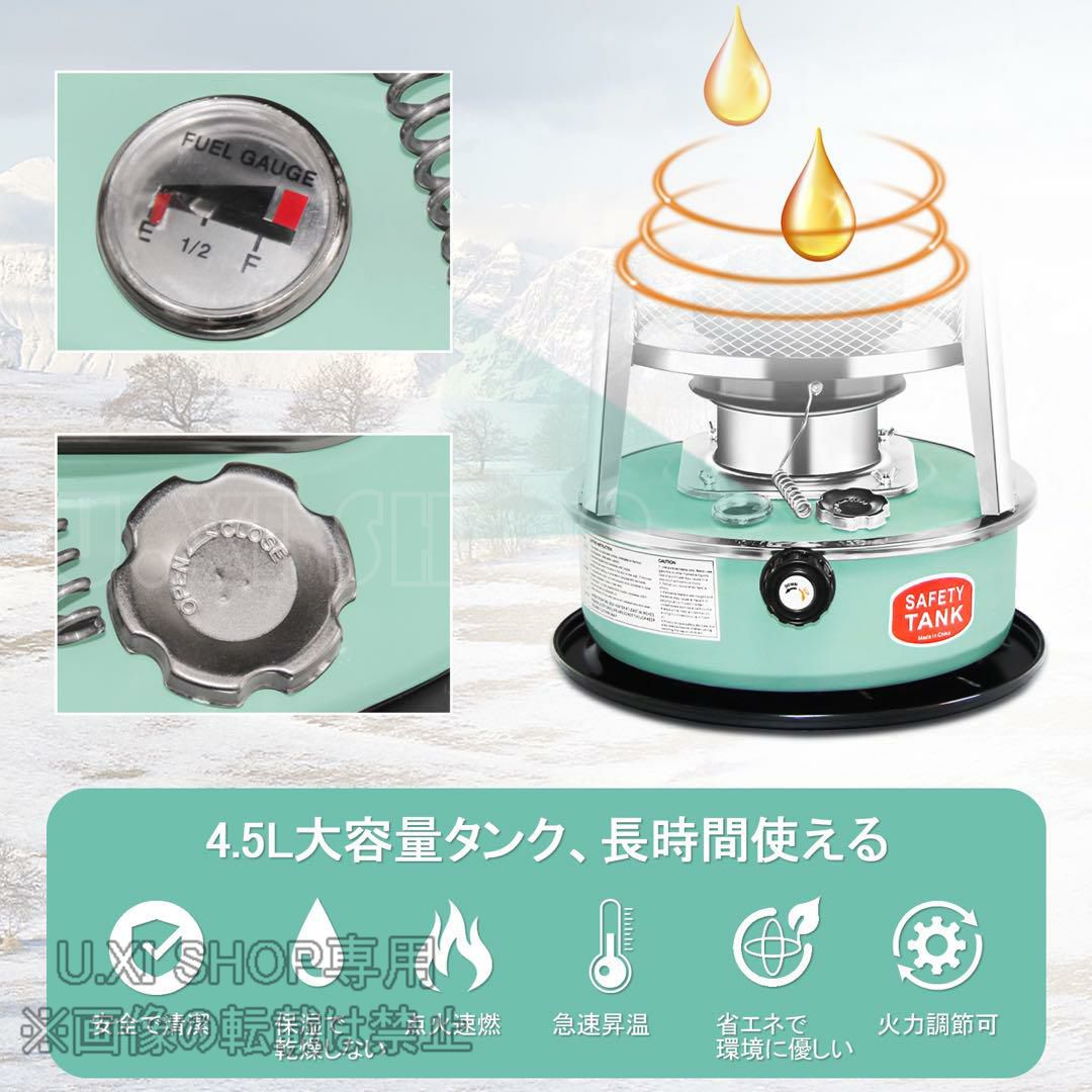 新品 石油ストーブ キャンプ 小型 4.5L キャンプ ストーブ 収納バッグ 
