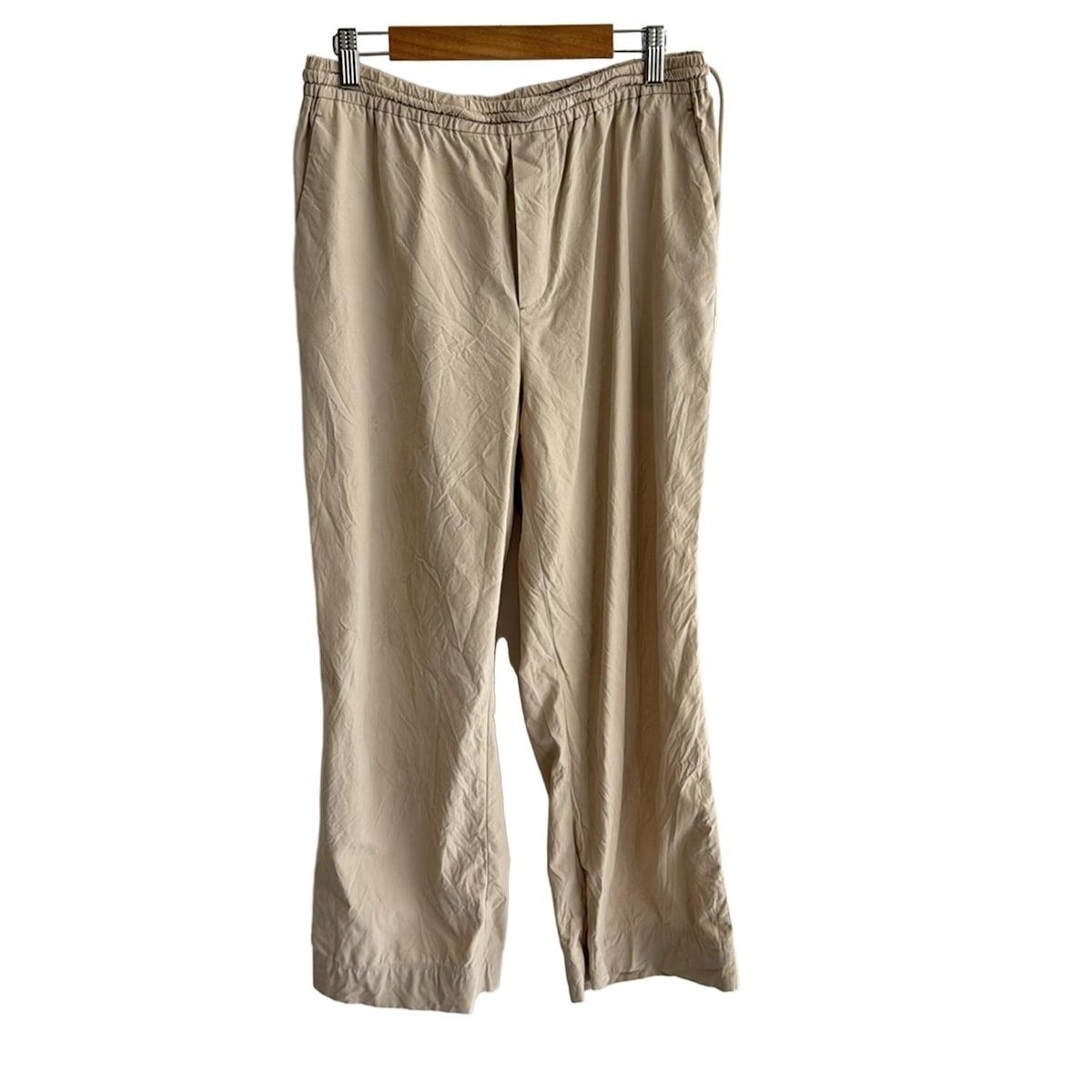 Drawer ドゥロワー パンツ サイズ40 M レディース - ベージュ フルレングス|シルク混|ウエストゴム