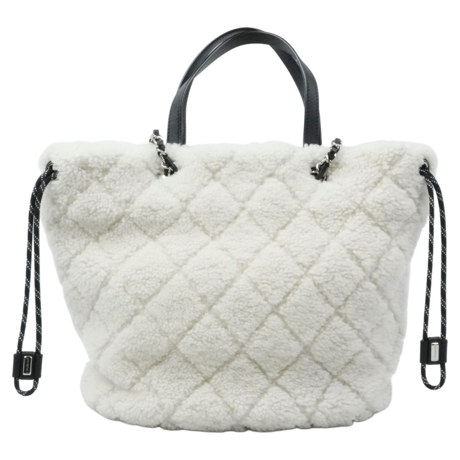 中古・VINTAGE】 CHANEL シャネル ココネージュ マトラッセ巾着型 