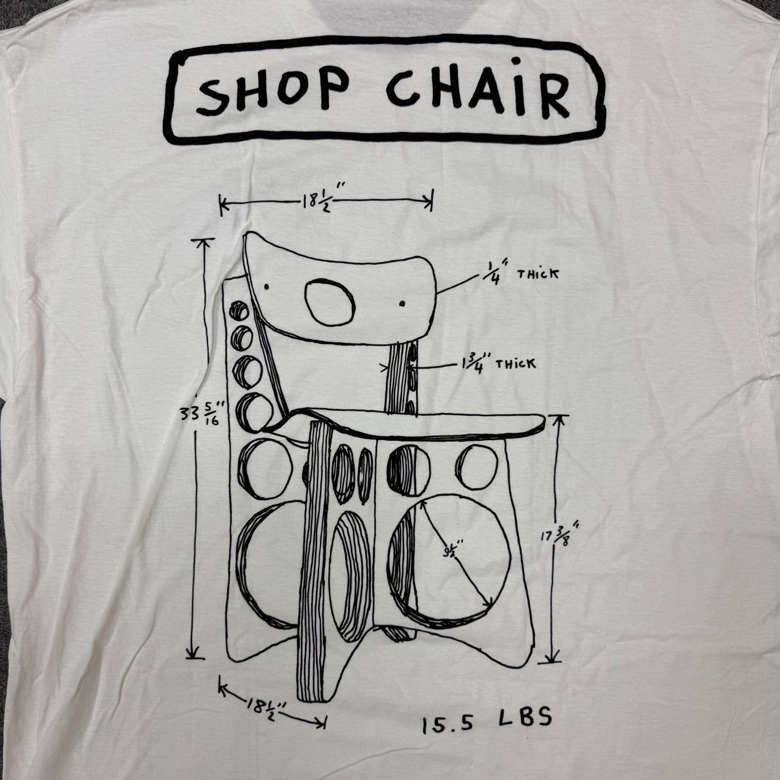 レア！新品未使用品■トムサックス■SHOP CHAiR　シリアルナンバー付き　茶 レア！新品未使用品□TOM SACHS/トムサックス□SHOP CHAiR