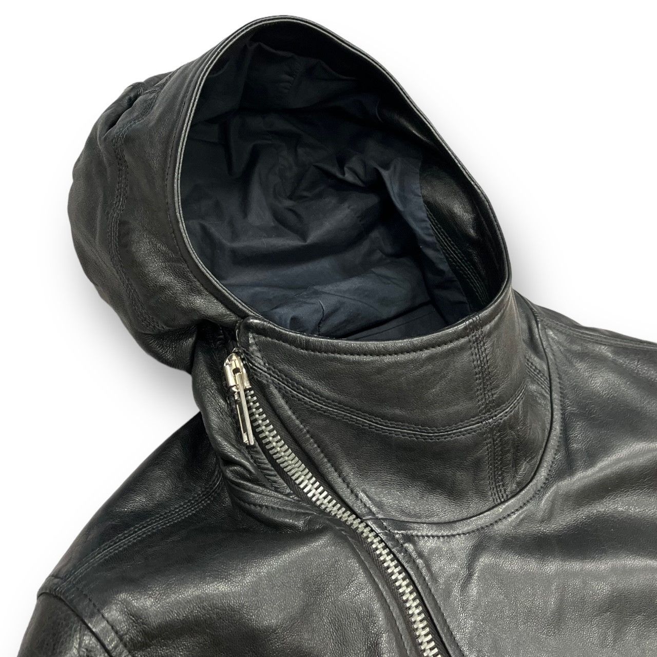 【極美品】Rick Owens リックオウエンス　レザージャケット　ラムレザー Rick Owens リックオウエンス レザージャケット OUTERSHIRT