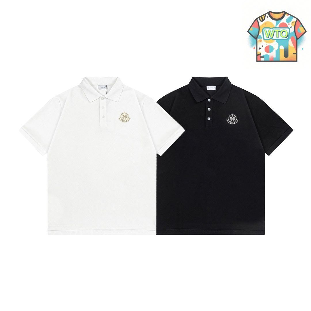 MONCLER 2025春夏新作 レタリングロゴ入り ポロワンピース 今日特価】Moncler 2025 New ユニセックス ロゴ刺繍 レジャー
