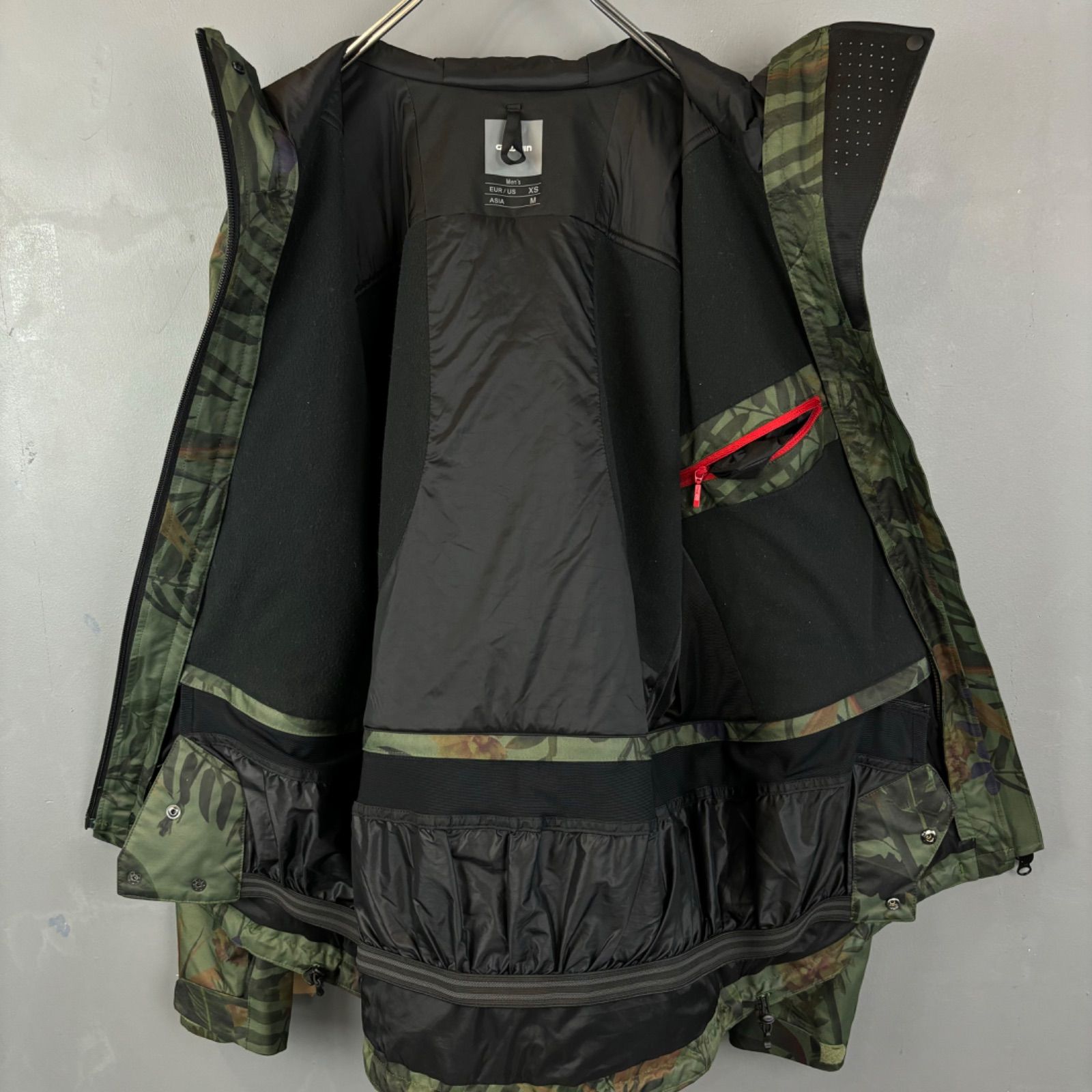 GOLDWIN SNOW SQUAD PRINT JACKET Full Zip Camouflage Green ゴールド 
