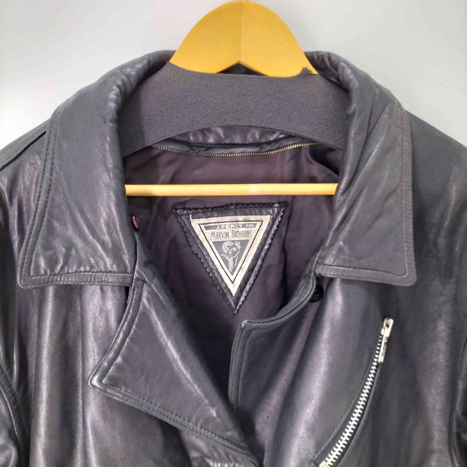 USED古着(ユーズドフルギ) {{Marvin Richards}} 80-90s リアルレザージャケット メンズ import：L 【中古】【ブランド古着バズストア】 ユーズドフルギ USED古着 80-90s リアルレザージャケット メンズ