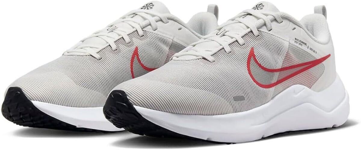 ナイキ ダウンシフター 12 DOWN SHITER 12 プラチナムティント ブラック ホワイト ライトクリムゾン DD9293-009 29.0cm 29.0 cm