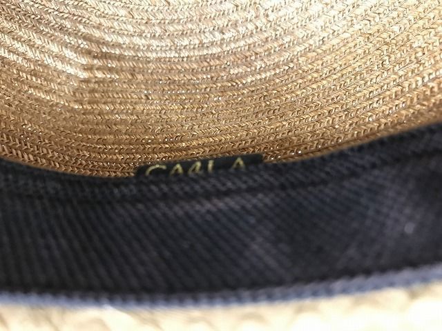 CA4LA 】カシラ 麦わら帽子 LOUISE ブラック 女優ハット 楽天市場