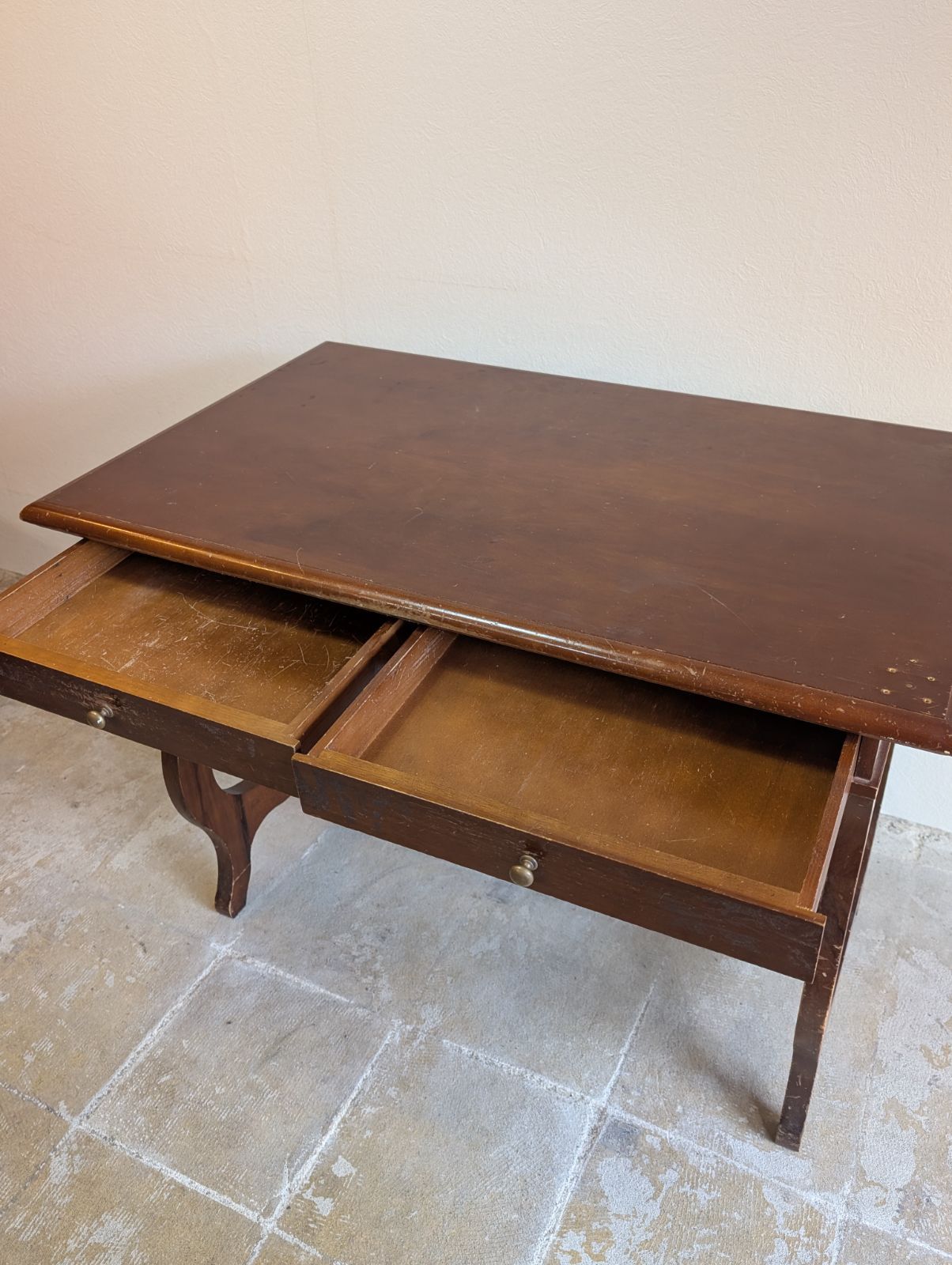 店頭受取 別途送料で配送 イタリア製猫脚ヴィンテージデスク WWW_NOITHATQUANGTHANH_NET